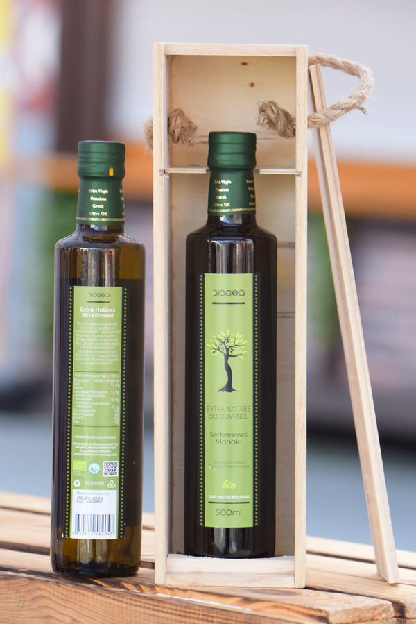 Olivenöl Bio Extra Nativ Manaki