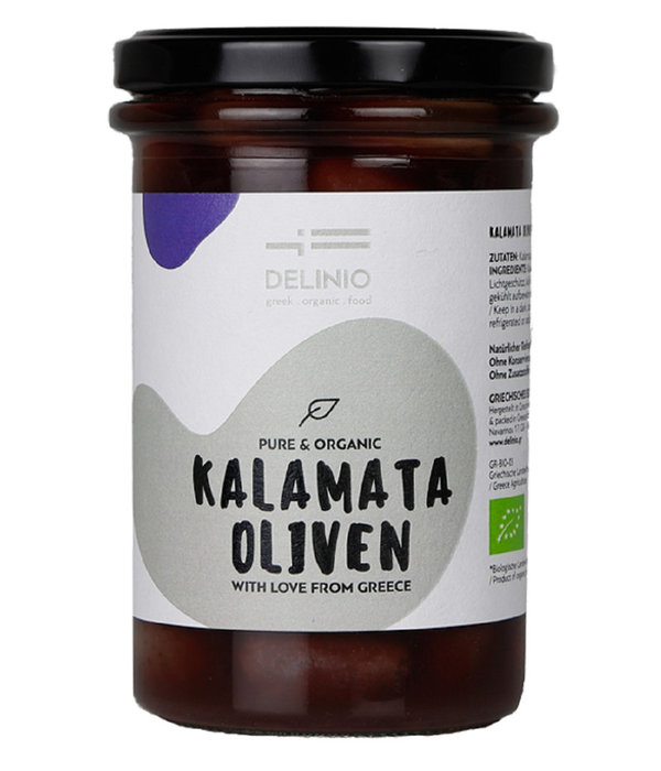 Kalamata Bio Oliven 314 gr. Glas
